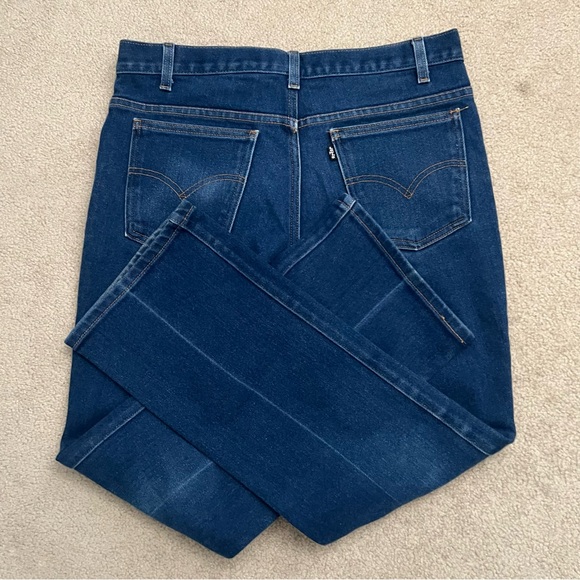 Vintage 2001 Levi’s 517 Bootcut Jeans Black Tab Jeans Guatemala / Tag 36 X 31 - Picture 8 of 10